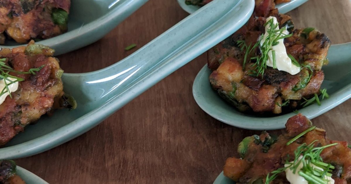 CajunSpiced Mussel Fritters Ground Gourmet Essentials